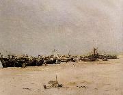 Lepic Ludovic Napoleon La Plage deBerck au pliant china oil painting reproduction